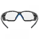 uvex suXXeed PPE safety glasses, supravision coating technology – permanently anti-fog and scratch-resistant clear lens