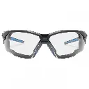 uvex suXXeed PPE safety glasses, supravision coating technology – permanently anti-fog and scratch-resistant clear lens