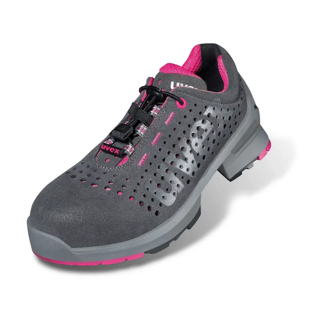 uvex 1 ladies womens S1 SRC perforated PPE safety shoes trainers, UK 3.5-10 