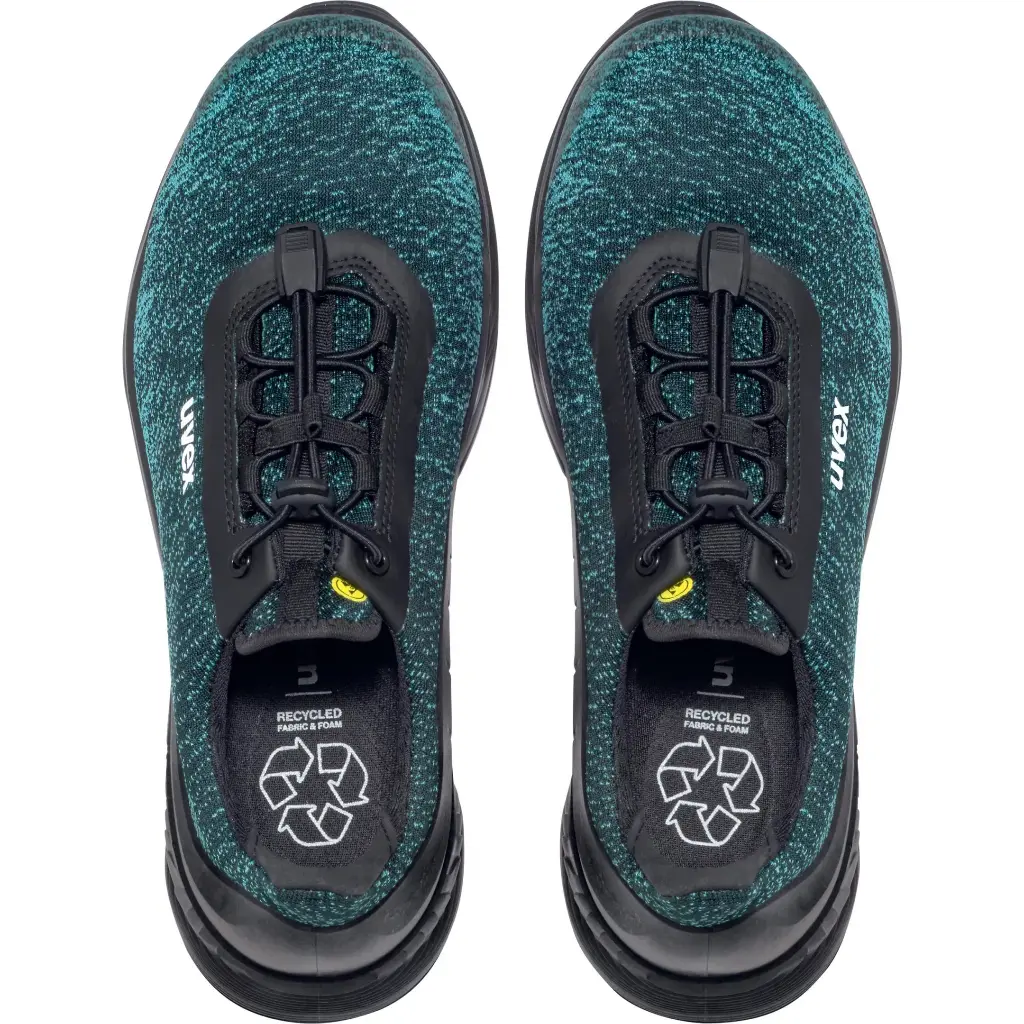 uvex 1 G2 planet shoe S1 P SRC PPE Safety Trainers, 30% recycled, metal-free