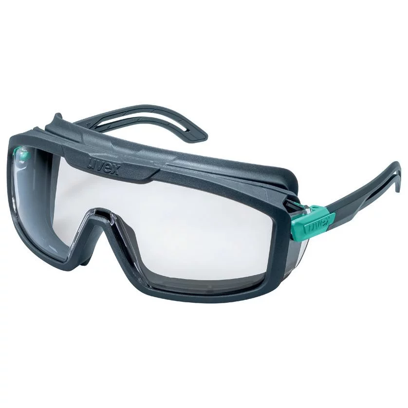 uvex i-litei-guard planet 9143296 anthracite/teal green clear uvex supravision excellence PPE Safety Glasses