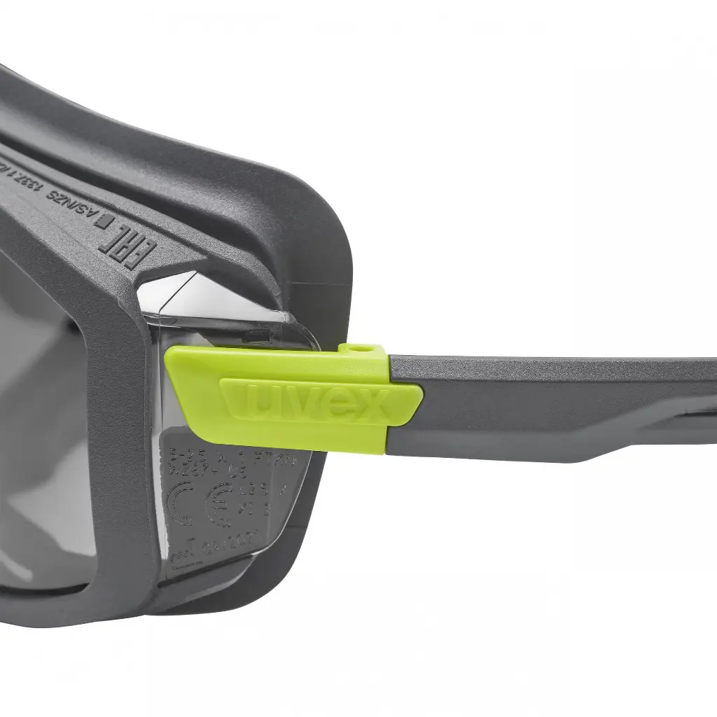 uvex i-guard 9143282 anthracite/lime grey sunglare uvex supravision excellence PPE Safety Glasses