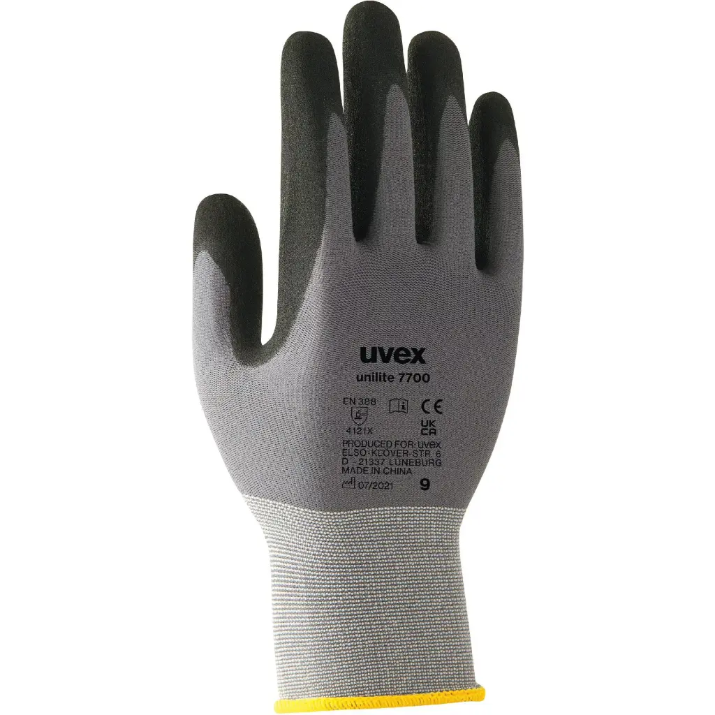 uvex unilite 7700 EN388 (4121X) PPE Safety Gloves