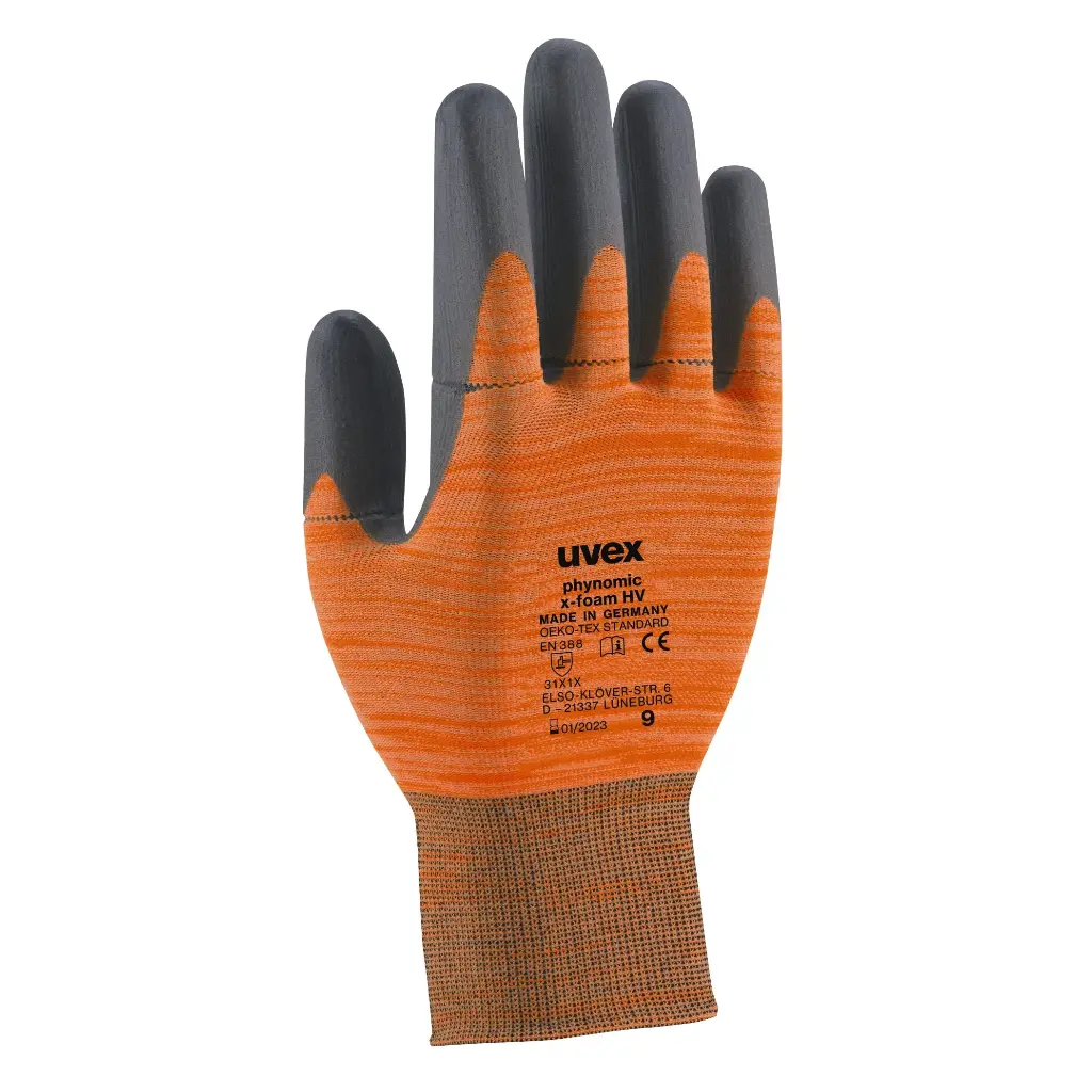 uvex Mechanical use phynomic x-foam HV 60054 EN388 (31X1X) PPE Safety Gloves