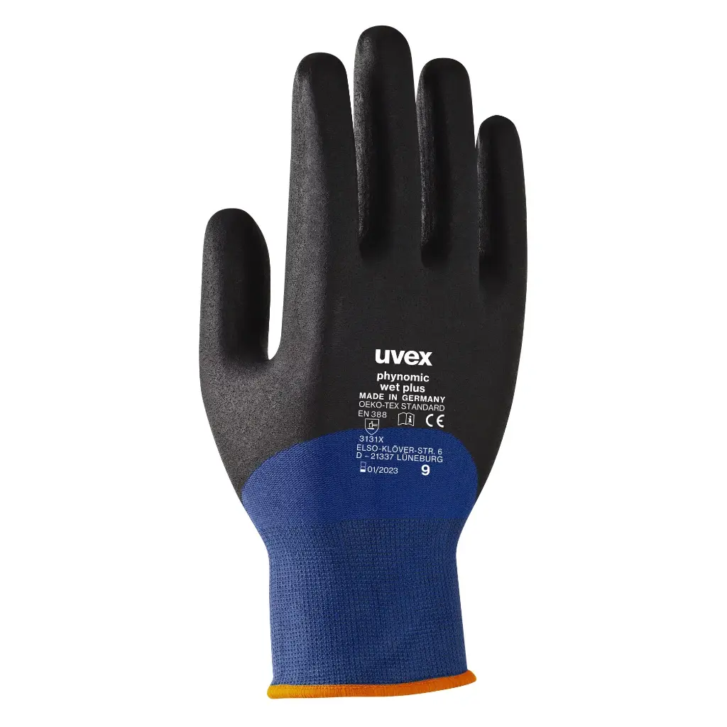 uvex Mechanical use phynomic wet plus 60061 EN388 (3131X) PPE Safety Gloves