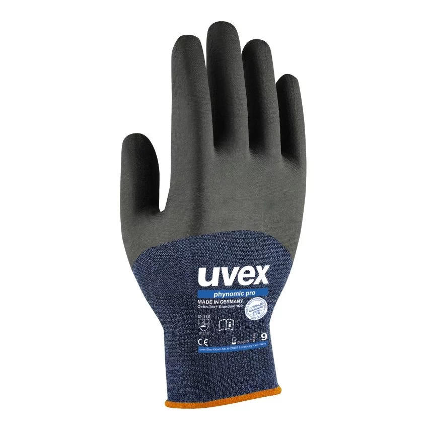 uvex Mechanical use phynomic 60062 EN388 (2121X) PPE Safety Gloves