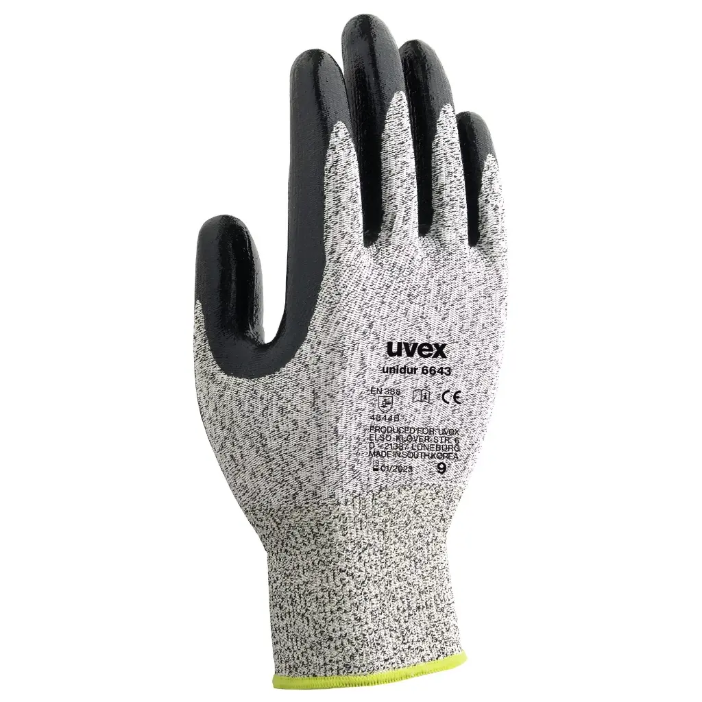 uvex unidur 60314 EN388 (4344B) PPE Safety Gloves