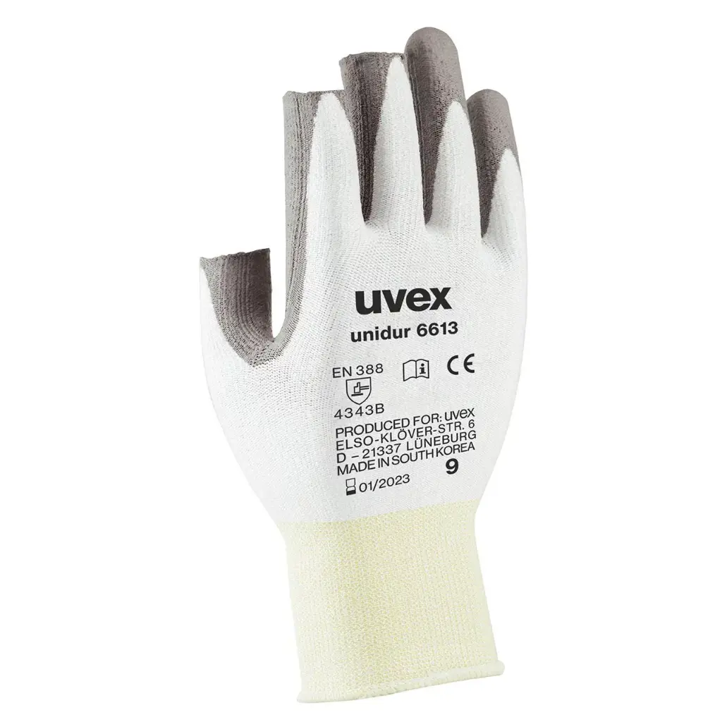 uvex unidur 6613 60589 EN388 (4343B) excludes where fingers are open PPE Safety Gloves