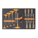 Beta Tools 3900 O7/5M C39-7/O-MOBILE ROLLER CAB 7 DRAW. ORANGE 