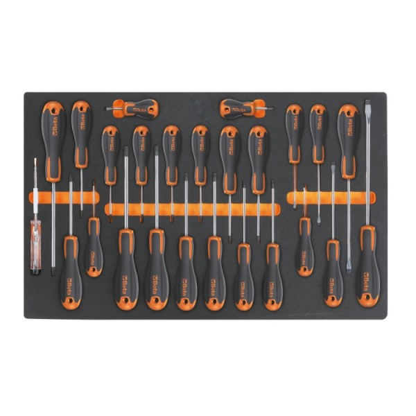 Beta Tools 3900 O7/5M C39-7/O-MOBILE ROLLER CAB 7 DRAW. ORANGE 