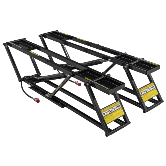 Sealey Portable Car Lift 2.25 Tonne with blocks - 75mm low clearance height