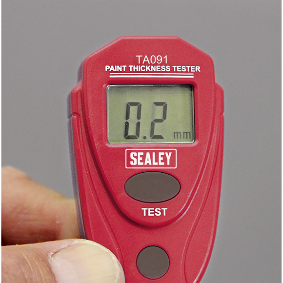Sealey TA091 Automotive Vehicle Paint Thickness Gauge ±2% Accuracy / 0-2mm Range