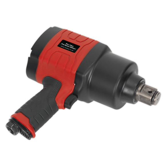 Sealey GSA6005 Automotive Vehicle Wheel Maintenance Composite Twin Hammer Air Impact Wrench 1"Sq Drive