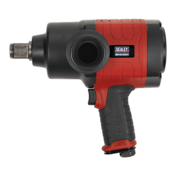 Sealey GSA6005 Automotive Vehicle Wheel Maintenance Composite Twin Hammer Air Impact Wrench 1"Sq Drive