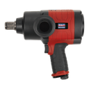 Sealey GSA6005 Automotive Vehicle Wheel Maintenance Composite Twin Hammer Air Impact Wrench 1"Sq Drive