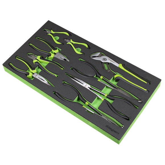 Sealey S01277 Pliers Set with Tool Tray 9pc
