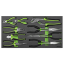 Sealey S01277 Pliers Set with Tool Tray 9pc