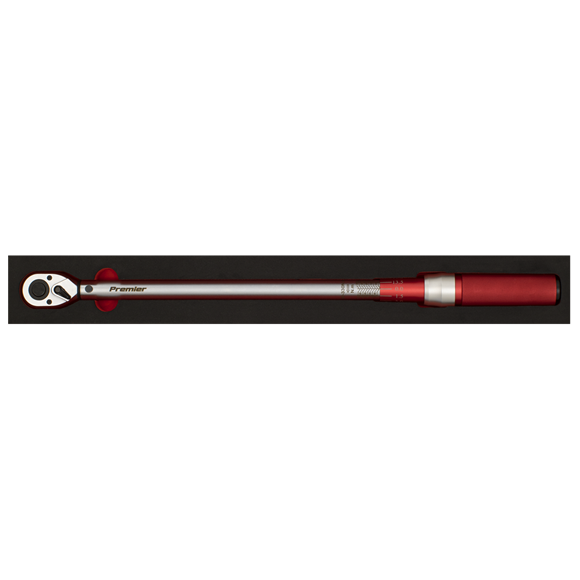 Sealey Calibrated Micrometer Torque Wrench 1/2"Sq Drive 60-330Nm