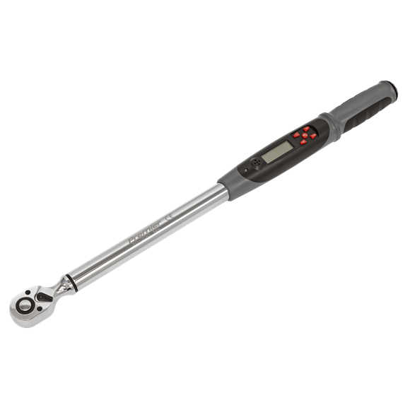 Sealey STW306 Digital Torque Wrench with Angle Function 1/2"Sq Drive 20-200Nm