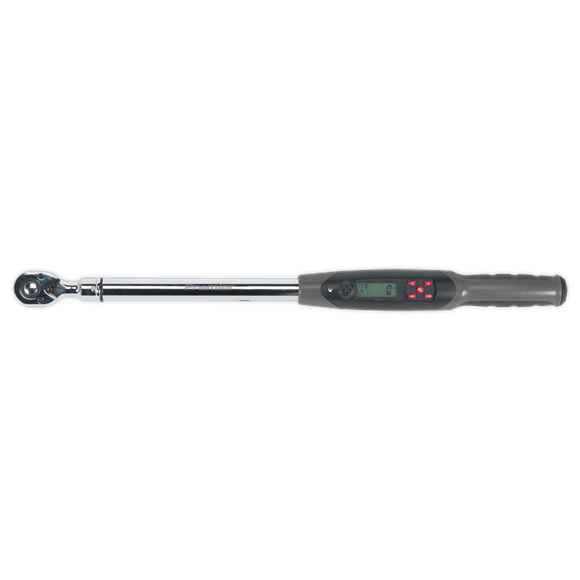 Sealey STW306 Digital Torque Wrench with Angle Function 1/2"Sq Drive 20-200Nm