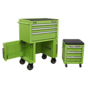 Sealey AP556CSHV Rollcab 3 Drawer with Utility Seat