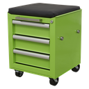 Sealey AP556CSHV Rollcab 3 Drawer with Utility Seat