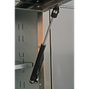 Sealey AP5520SS Custom Workshop Mobile Stainless Steel Tool Cabinet 10 Drawer with Backboard & 2 Wall Cupboards