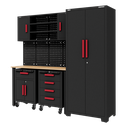 Sealey APMS12OP Complete Garage Custom Workshop Storage System with 2 Mobile Trolleys