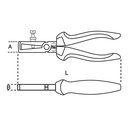 BETA 1142BM Wire stripping pliers, bi-material handles