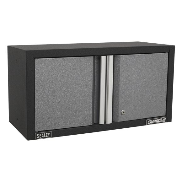 Sealey APMSSTACK11W Superline Pro Automotive Workshop Garage Storage System with Pressed Wood Worktop 2.04m
