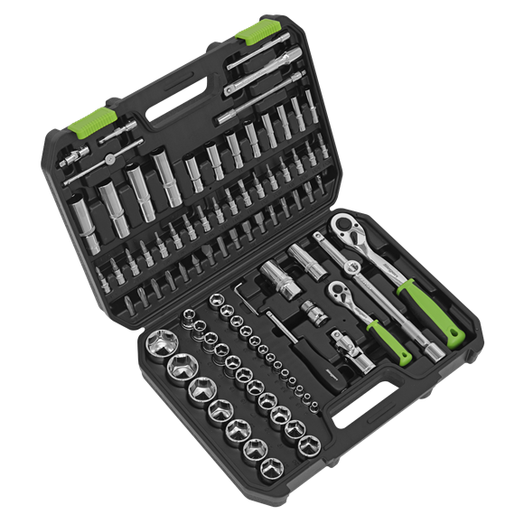 Sealey American Pro AP2200COMBOCP Topchest & Rollcab Tool Storage Combination 6 Drawer with 170pc Tool Kit - Purple / Grey