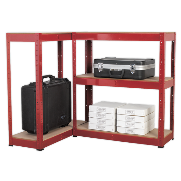 Sealey AP6150 Workshop Garage Industrial Racking Unit with 5 Shelves 150kg Capacity Per Level