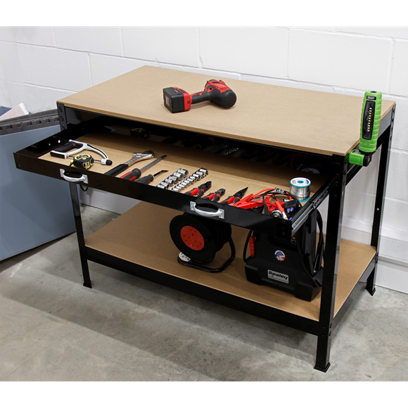Sealey AP12160 Workshop Industrial Workbench with Drawer 1.2m
