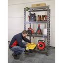Sealey AP6372 Heavy-Duty Racking Unit with 4 Mesh Shelves 640kg Capacity Per Level - Industrial Workshop Storage