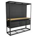 Sealey APMWBCOMBO1 Heavy-Duty Modular Workbench & Racking Kit - 300kg Capacity Per Level