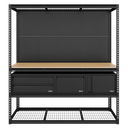 Sealey APMWBCOMBO1 Heavy-Duty Modular Workbench & Racking Kit - 300kg Capacity Per Level