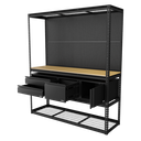 Sealey APMWBCOMBO1 Heavy-Duty Modular Workbench & Racking Kit - 300kg Capacity Per Level