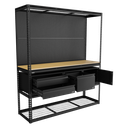 Sealey APMWBCOMBO1 Heavy-Duty Modular Workbench & Racking Kit - 300kg Capacity Per Level