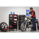 Sealey APDT435R Automotive Vehicle Diagnostics Trolley 4-Level for Garage / Workshop