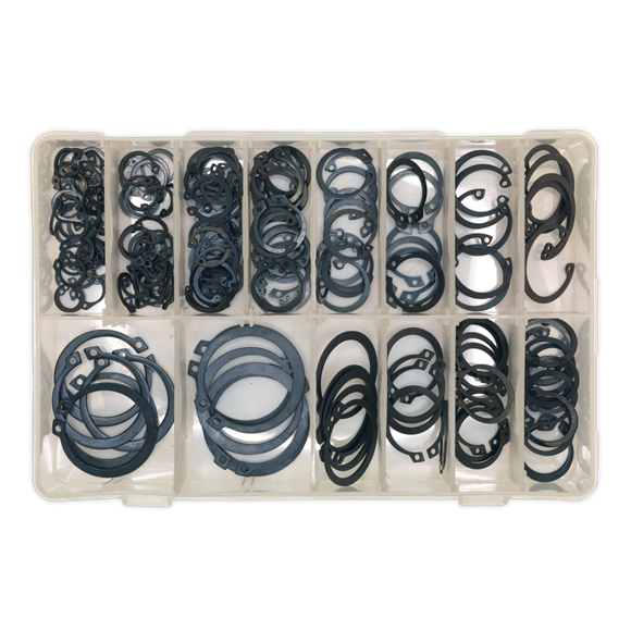 Sealey AB017CC Circlip Assortment Internal & External 200pc