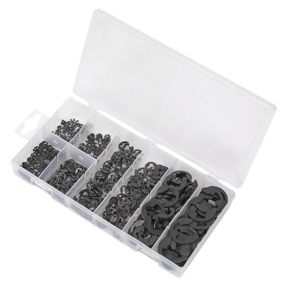 Sealey AB012ER E-Clip Retainer Assortment 800pc