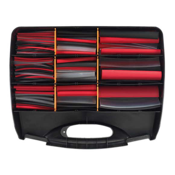 Sealey HSTAL261MC Adhesive Lined Heat Shrink Tubing Assortment 100 & 150mm 261pc - Mixed Colours