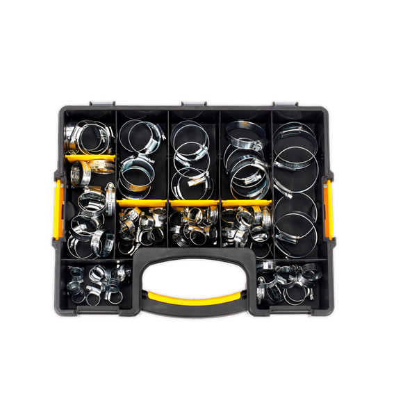 Sealey SHC85AC Hose Clip Assortment 8-57mm 85pc
