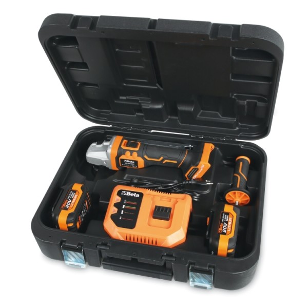 BETA 1986/K20V-125 New Angle grinder kit, 20V, BRUSHLESS