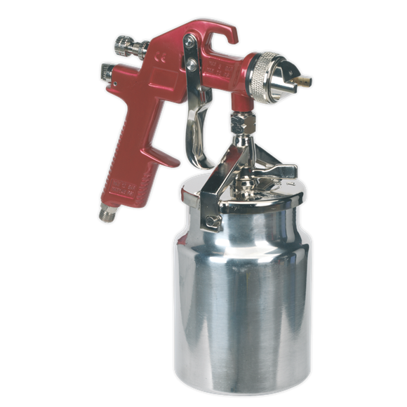 Sealey HVLP740  Automotive Workshop Series HVLP Suction Feed Spray Gun 1.7mm Set-Up