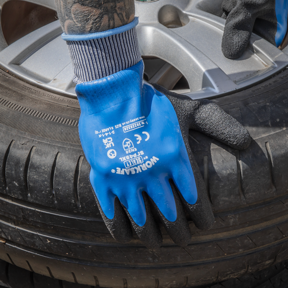 Sealey SSP49XL Automotive Waterproof Latex Gloves, X-Large - Pair