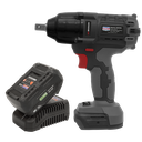 Sealey CP20VPIWKIT1  SV20 Series 1/2"Sq Drive Brushless Cordless Impact Wrench Kit 20V 4A