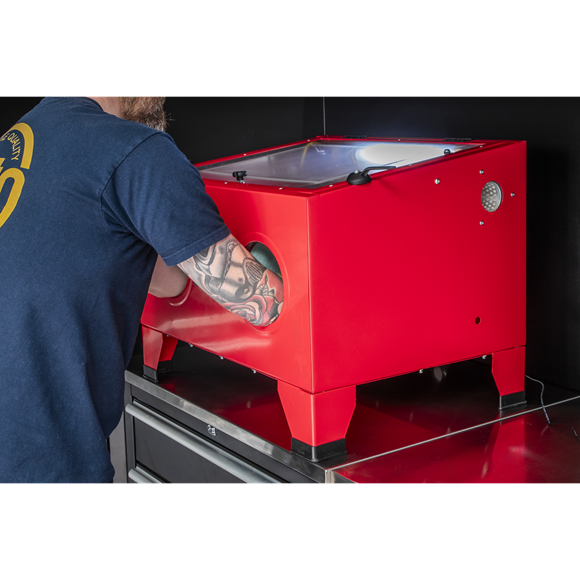 Sealey SB951 Shot Blasting Cabinet with Gun 640 x 490 x 490mm
