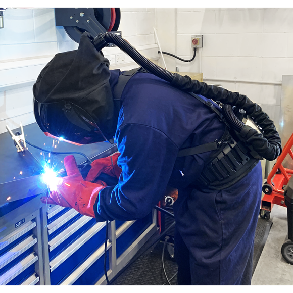 Sealey PWH615 Auto Darkening Welding Helmet with TH3 Powered Air Purifying Respirator (PAPR)