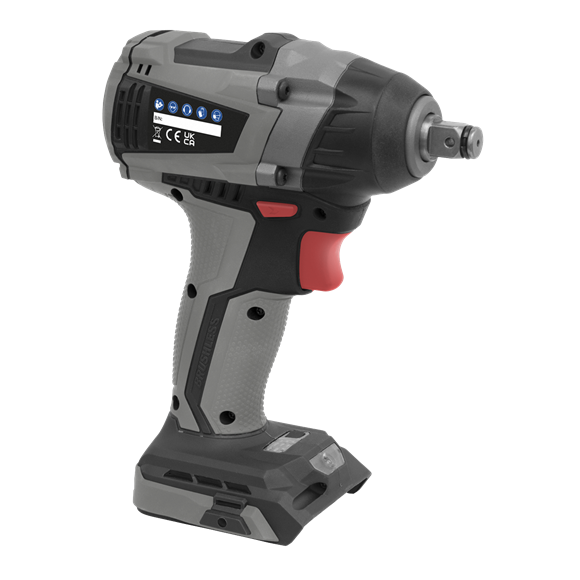 Sealey CP20VIWX SV20 Series 1/2"Sq Drive Brushless Cordless Impact Wrench 20V - Body Only